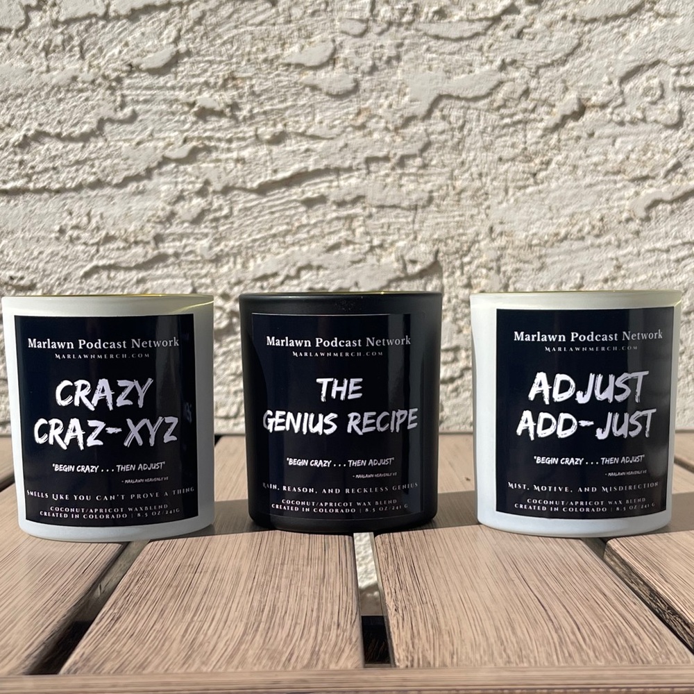 Marlawn Podcast Network "The Genius Recipe" Candles